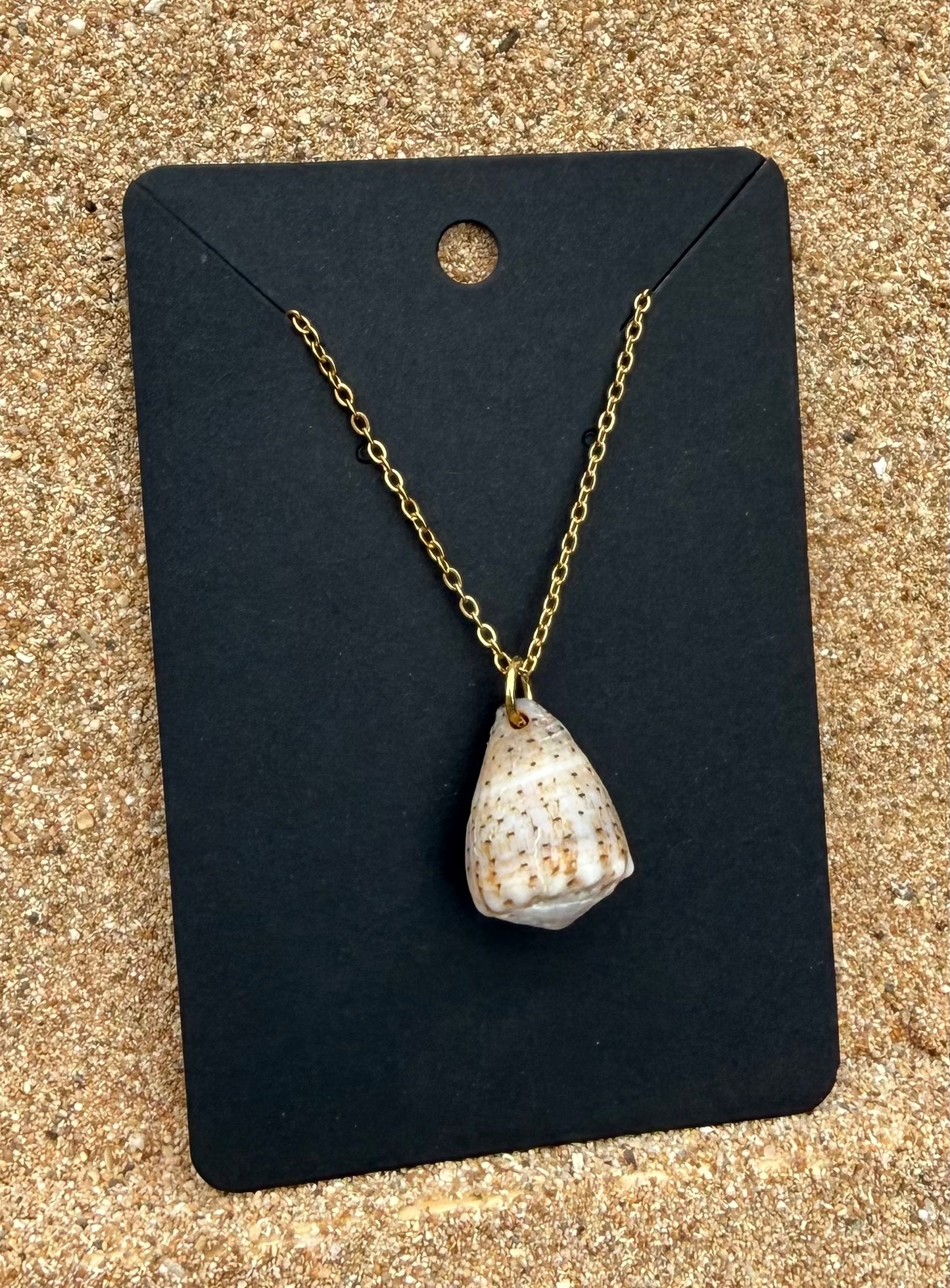 Abbreviated Cone Shell Necklace.