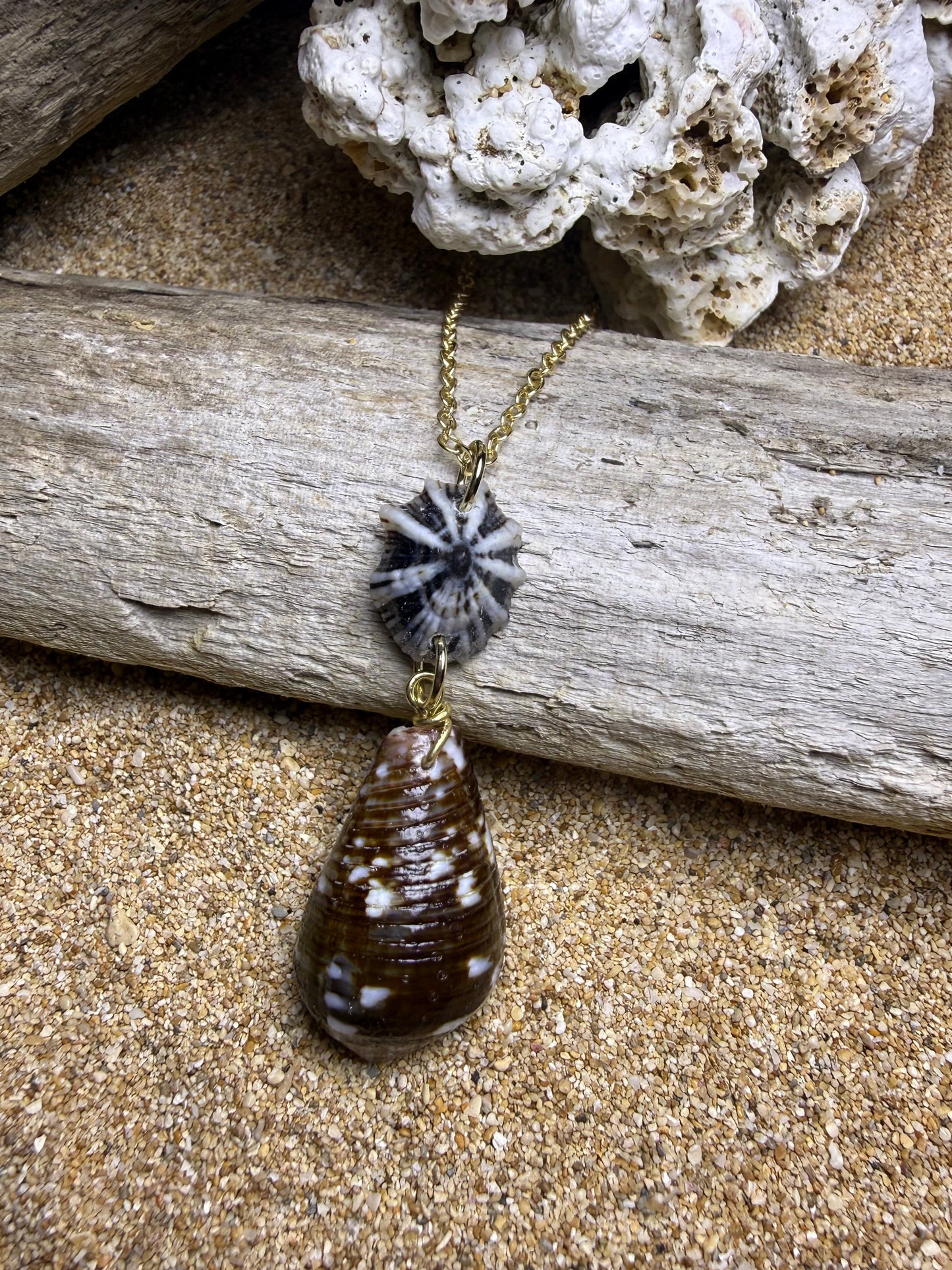 Cat Cone and ‘Opihi ‘Awa necklace.