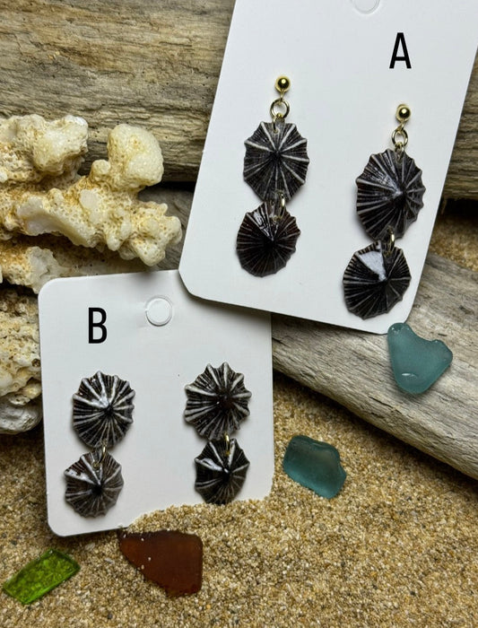 Double ‘Opihi ‘Awa Earrings