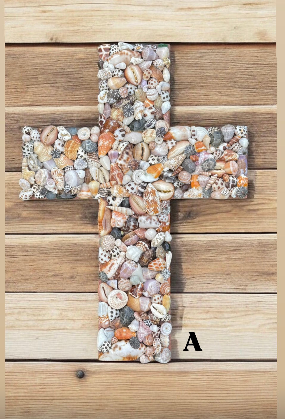 Wooden Shell Cross