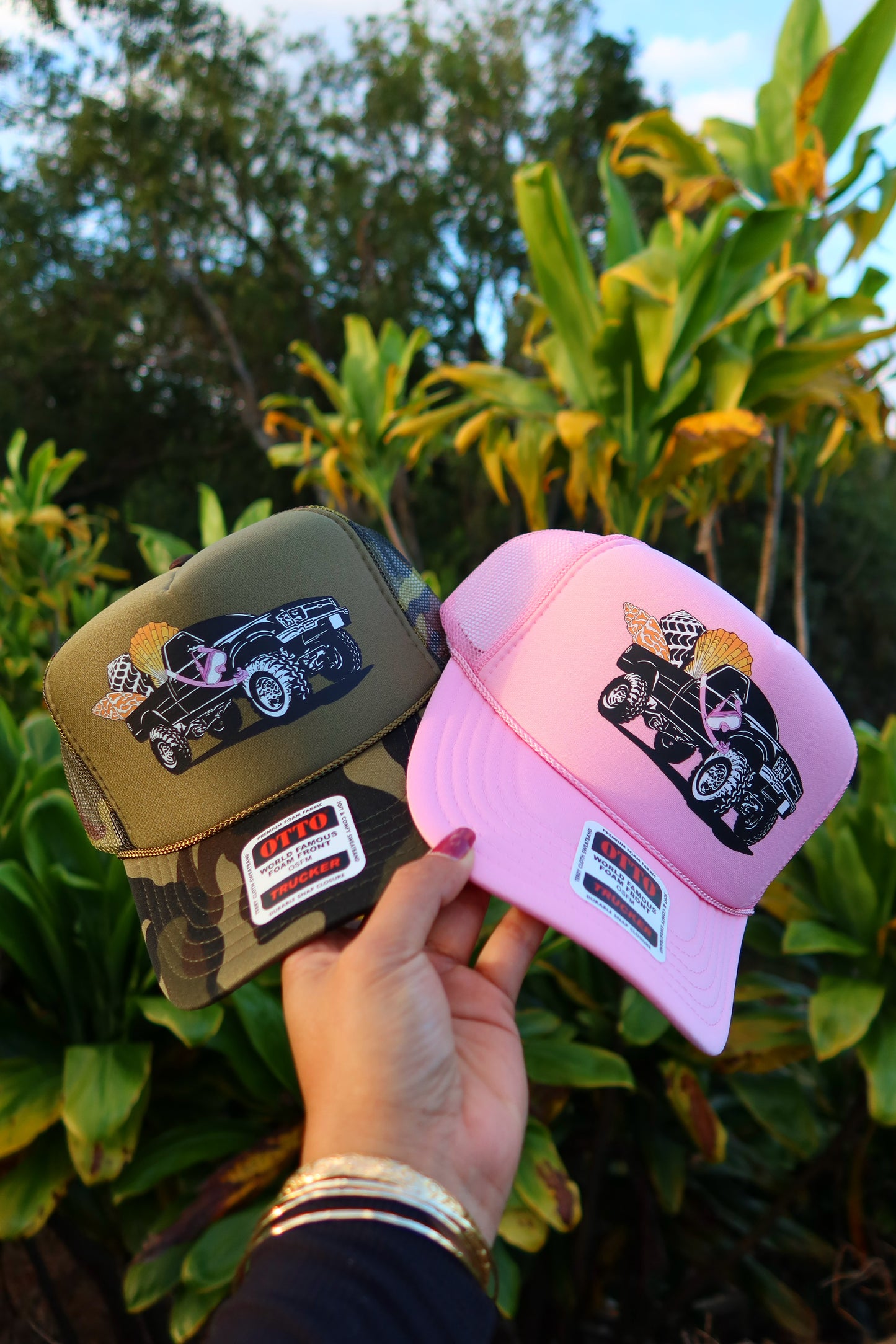 Precious Cargo Trucker hats