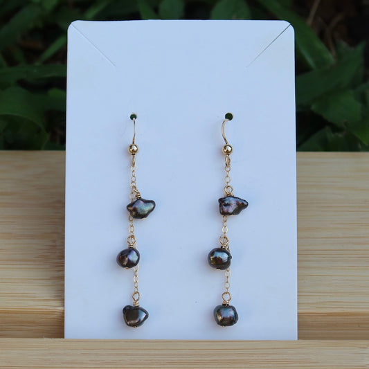 Keshi Dangle Earrings