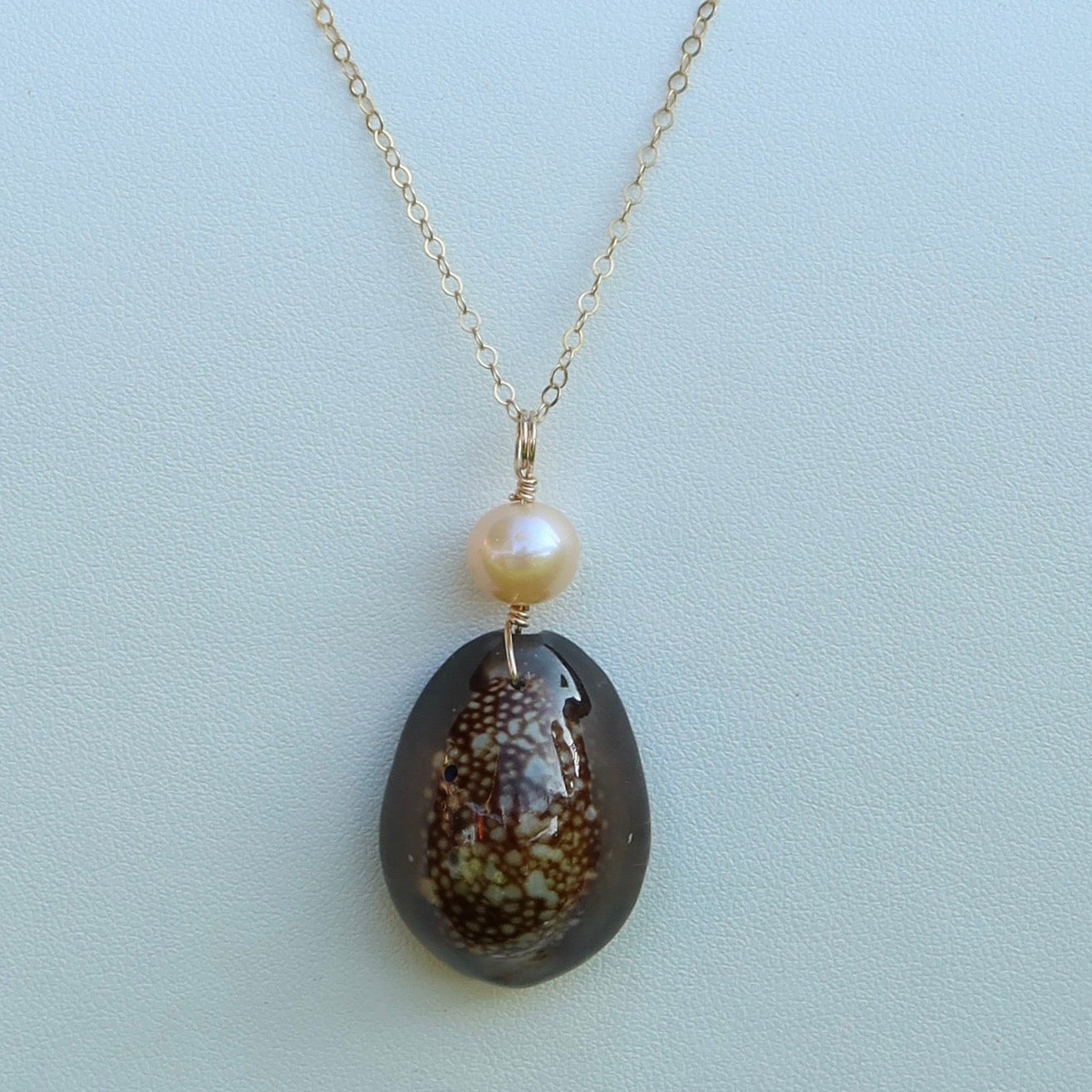 Cowry and Pearl Necklace